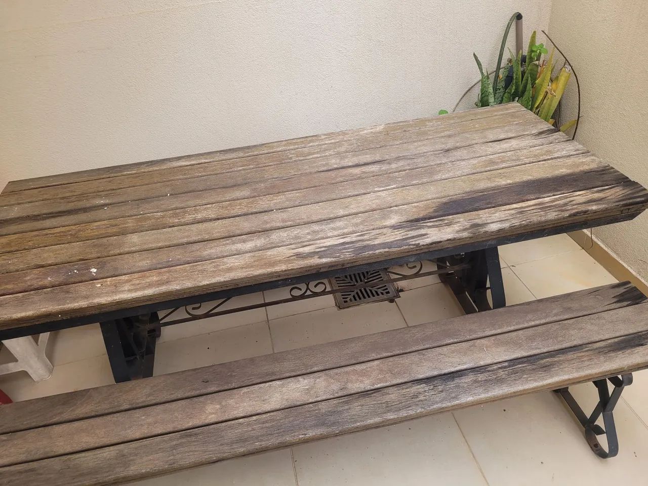 Mesa jardim com bancos - Foto 5
