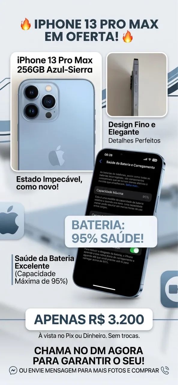 IPhone 13 Pro Max 256 - Foto 4