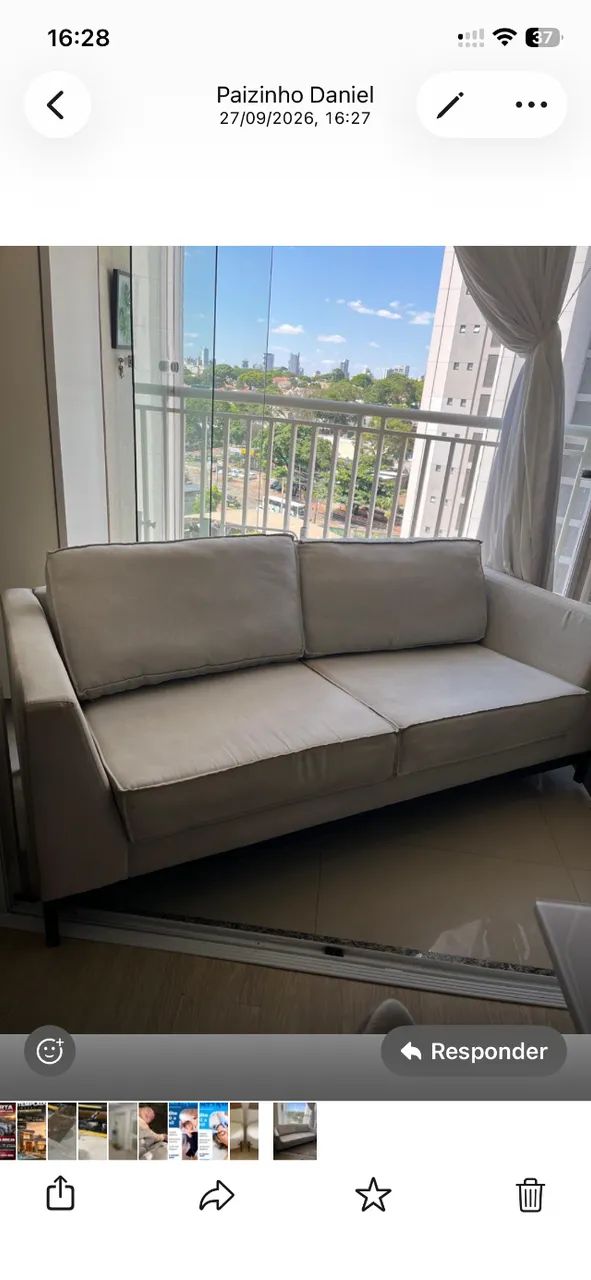 Sofá 3 lugares - Foto 3