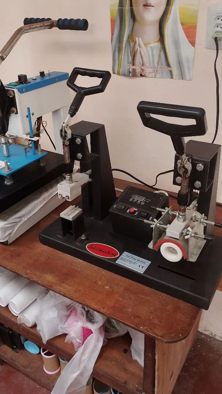 Prensa térmica 2 em 1 transfer 