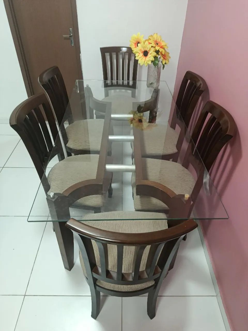 Mesa linda 6 cadeiras - Foto 2