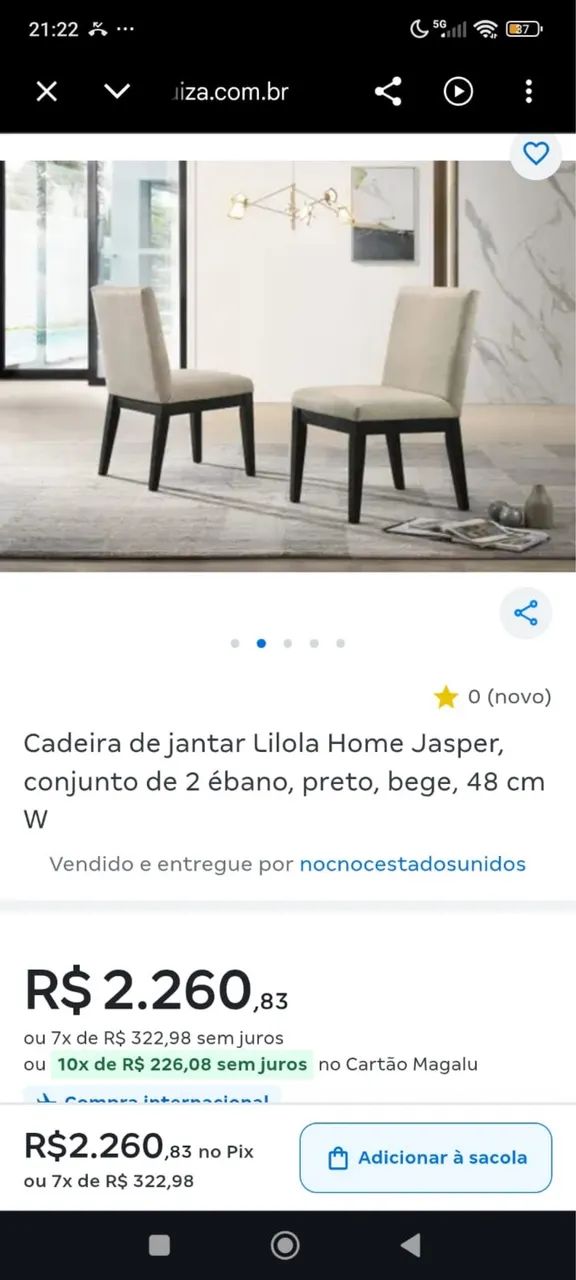 Cadeiras de jantar  - Foto 2