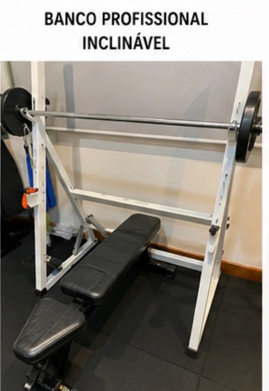 ACADEMIA RESIDENCIAL COMPLETA - ANILHAS EMAR + HALTERES + KETTLEBELLS - Foto 4
