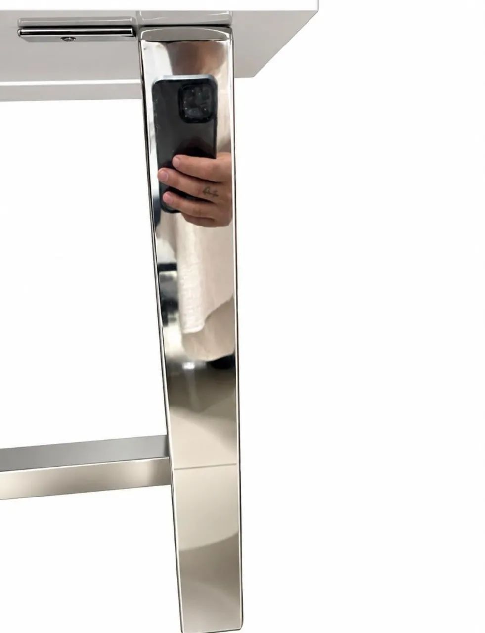 Mesa de Escritório em Aço Inox - Foto 4