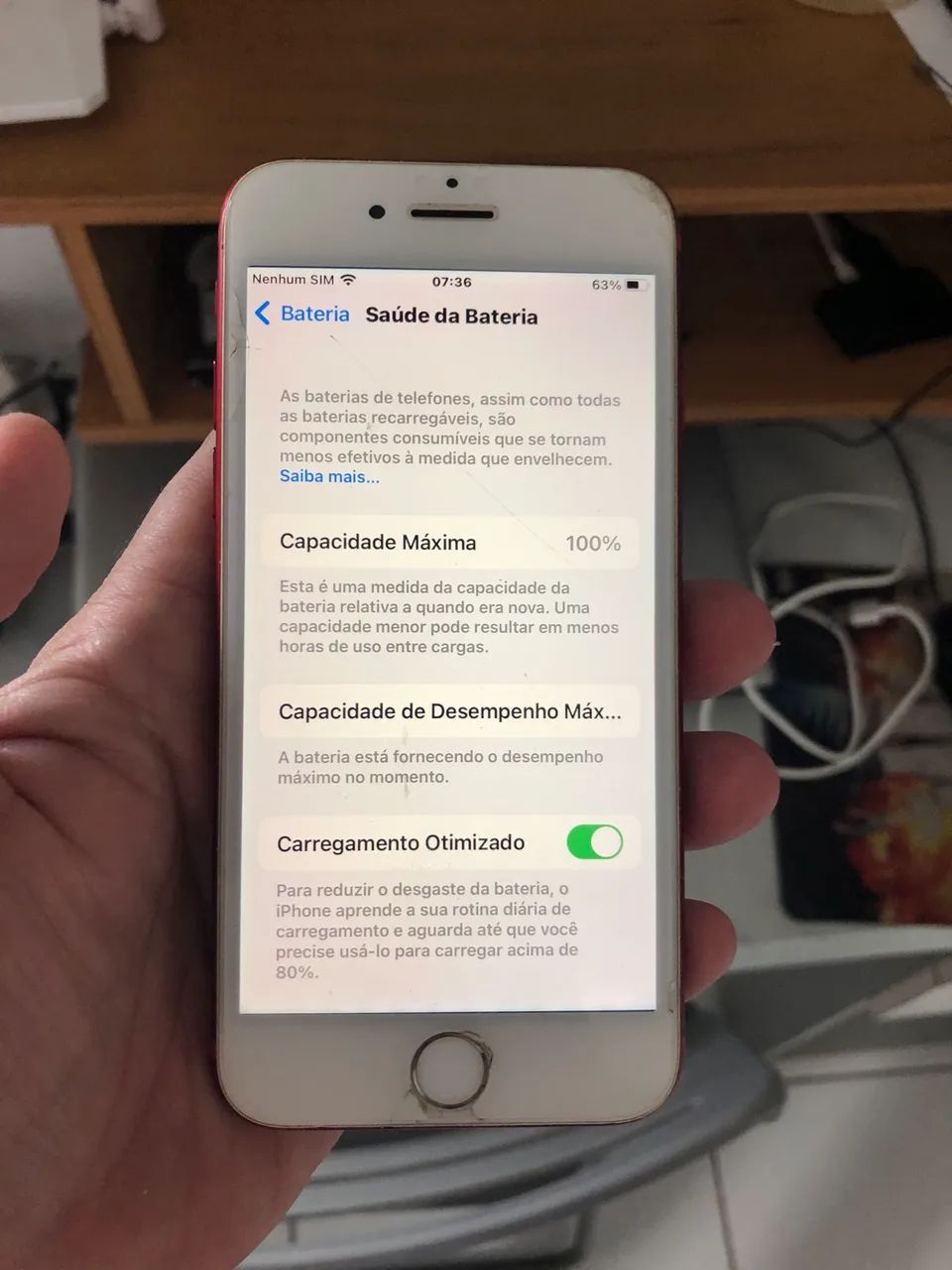 Vendo iPhone 7 128gb só pega chip claro - Foto 5