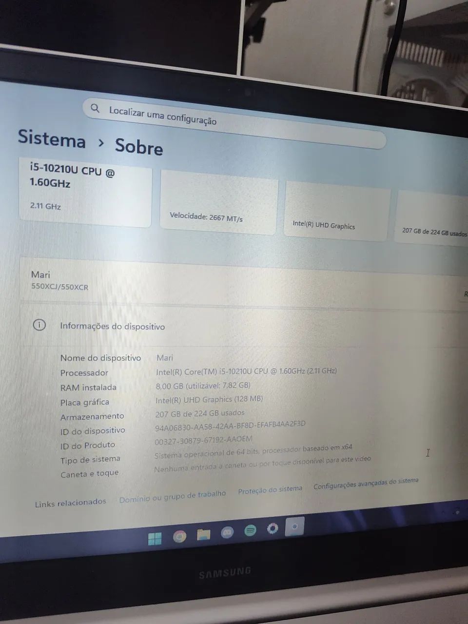 Notebook Samsung i5 novinho - Foto 2