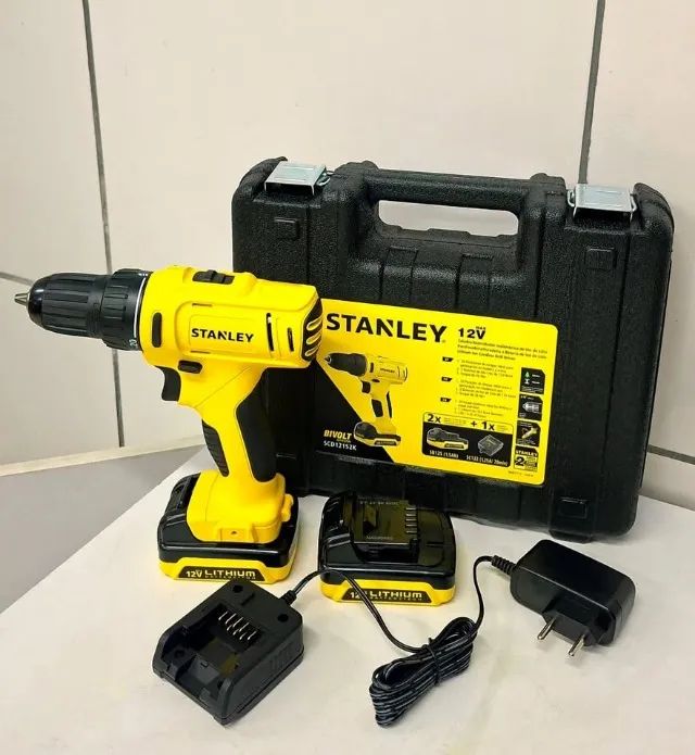 Parafusadeira e furadeira Stanley 12v - Entrega gratis 1