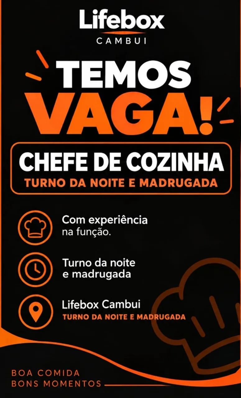 CHEFF DE COZINHA