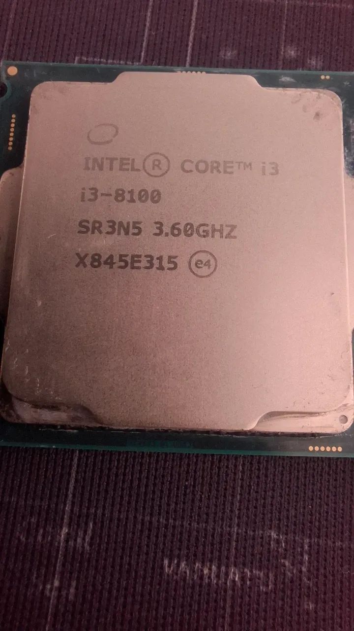 Processador Intel Core i3-8100