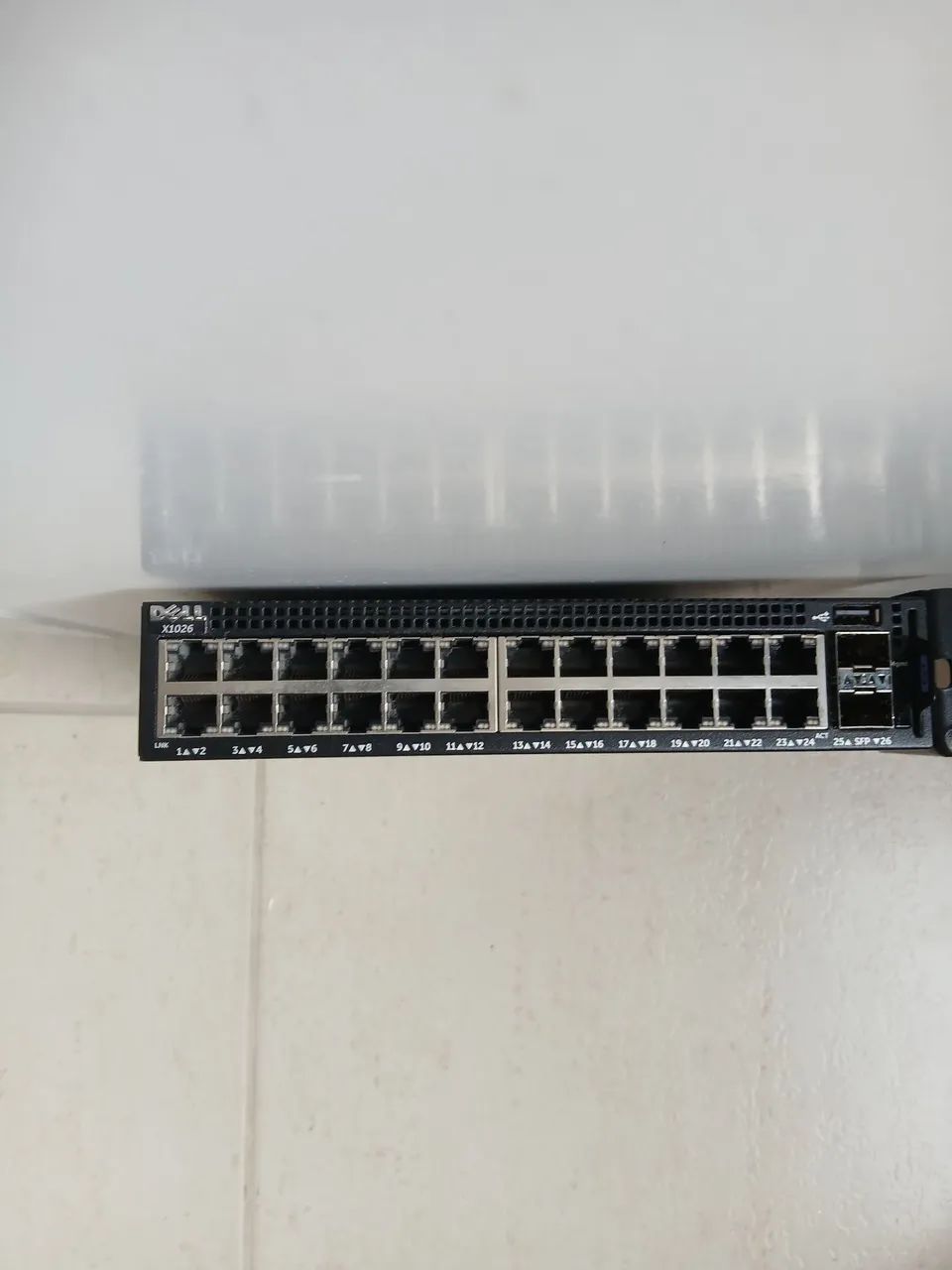 Switch Dell X26 24 portas gigabyte funcionando - Foto 2