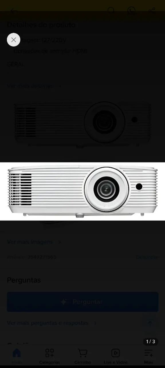 Retroprojetor Optoma - Foto 4