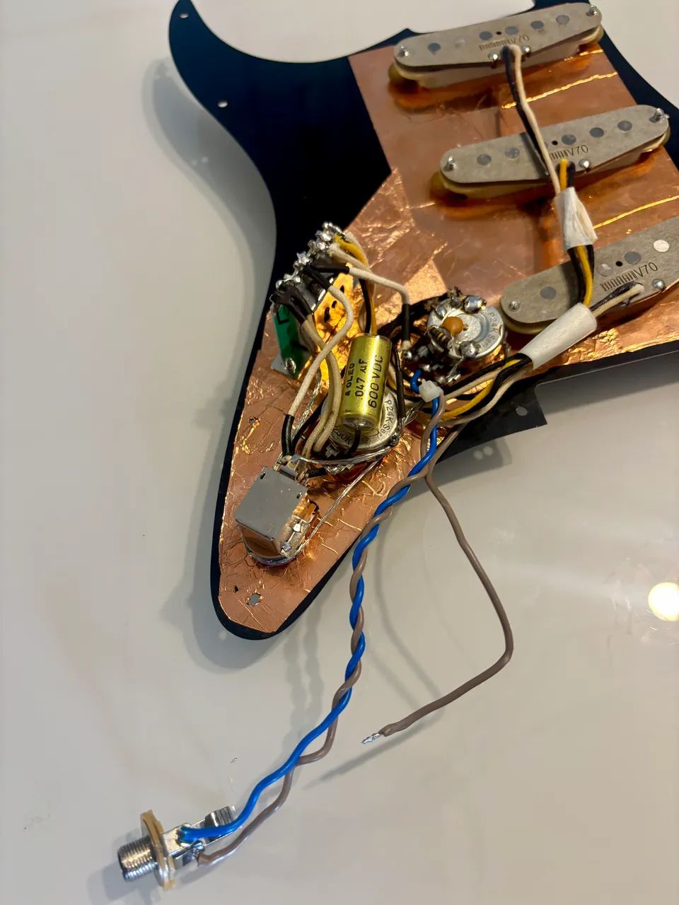 Kit elétrica e captação stratocaster  - Foto 5