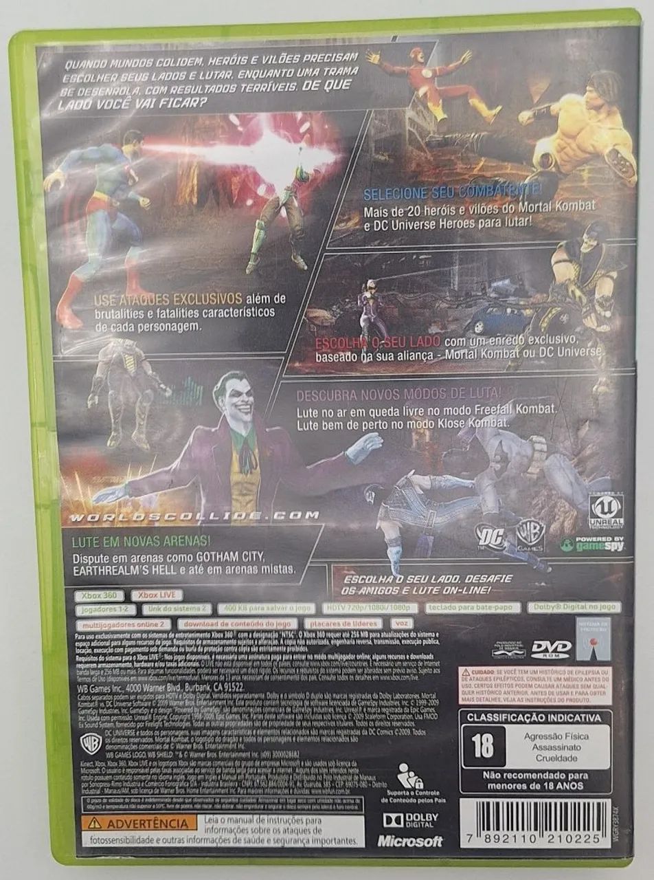 Mortal Kombat vs DC Universe - Xbox 360 - Foto 2