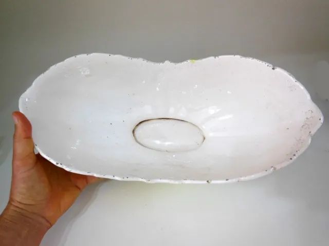 Cachepot Vaso Flores Centro de Mesa Antigo em Louça - Foto 4