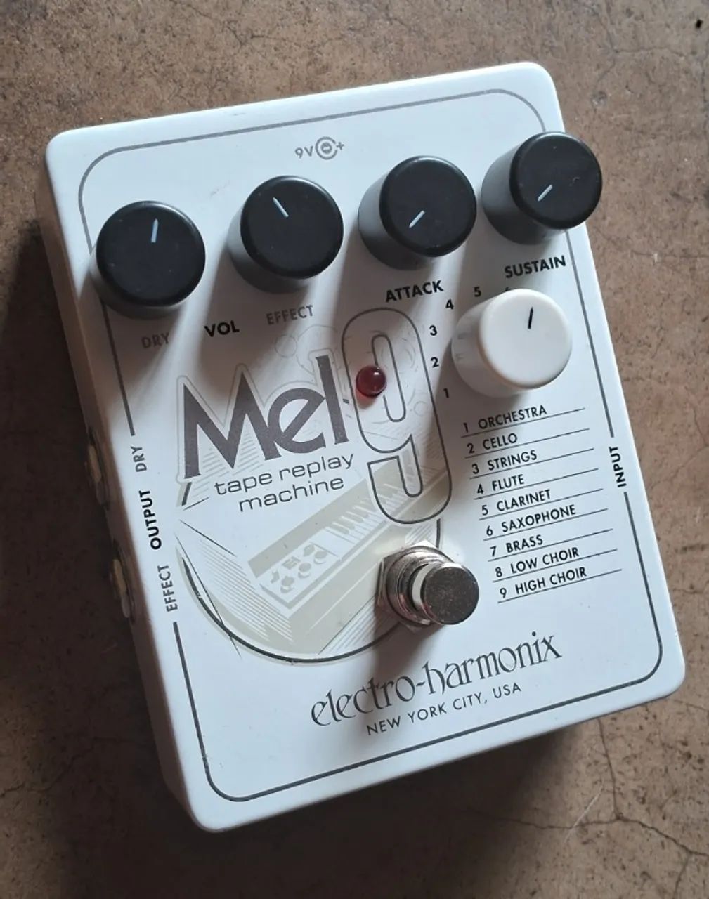 Pedal Electro Harmonix Mel9 Mellotron (Semi-Novo) - Instrumentos