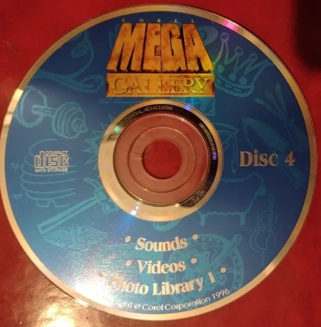 CD-ROM Mega Gallery Disc 4 - Corel Corporation - 1996