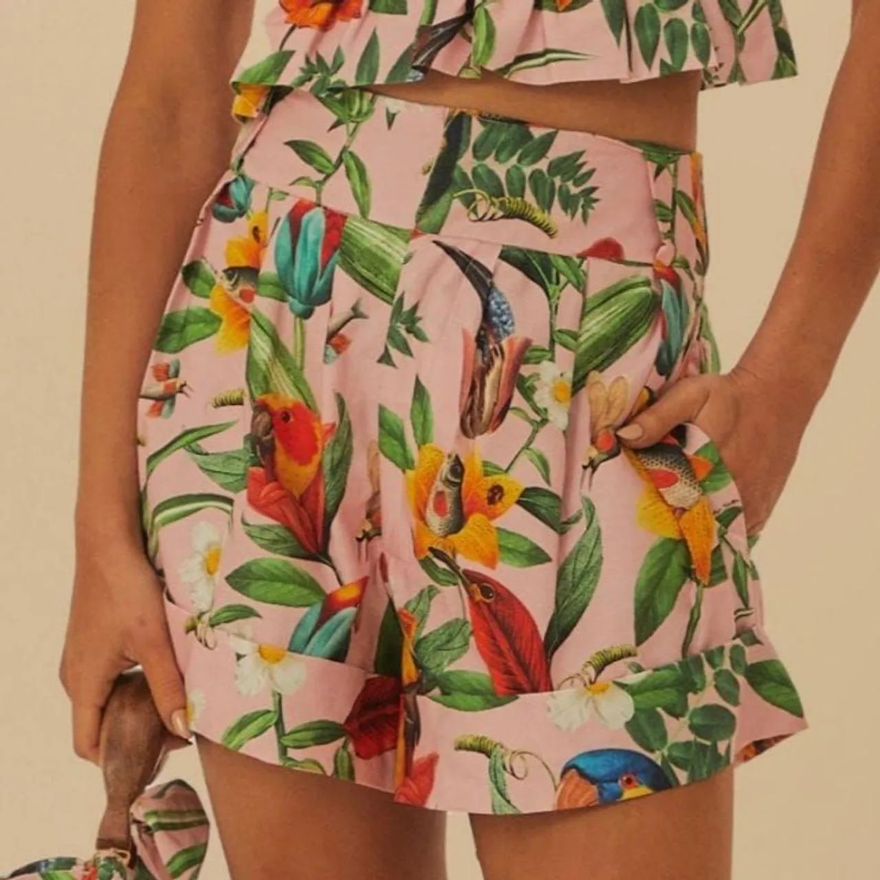 Short FARM Colagem Brasil - G (novo)