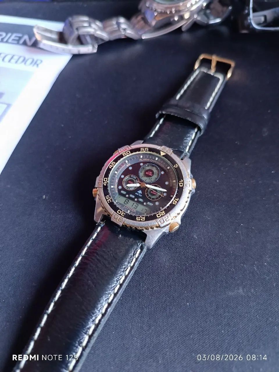 Relógio Citizen C116 anos 80  - Foto 2