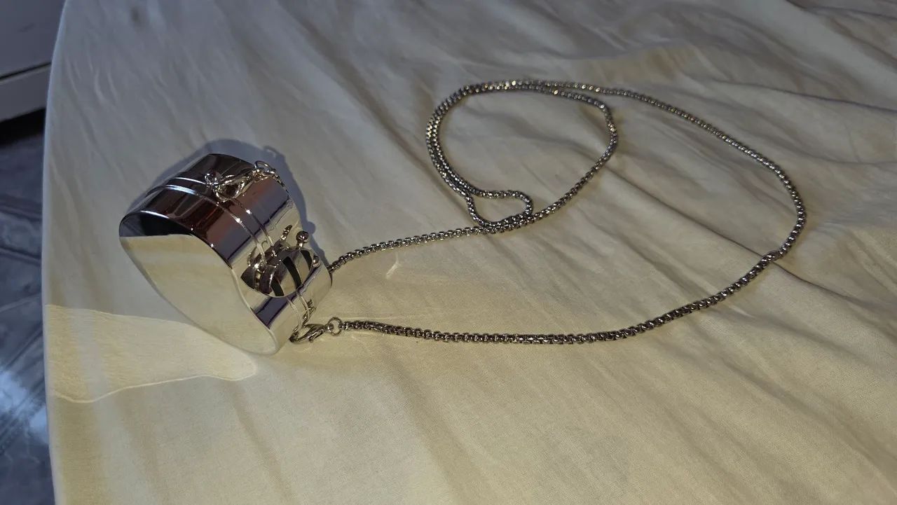 Mini bag prata - modelo maçã - Foto 2
