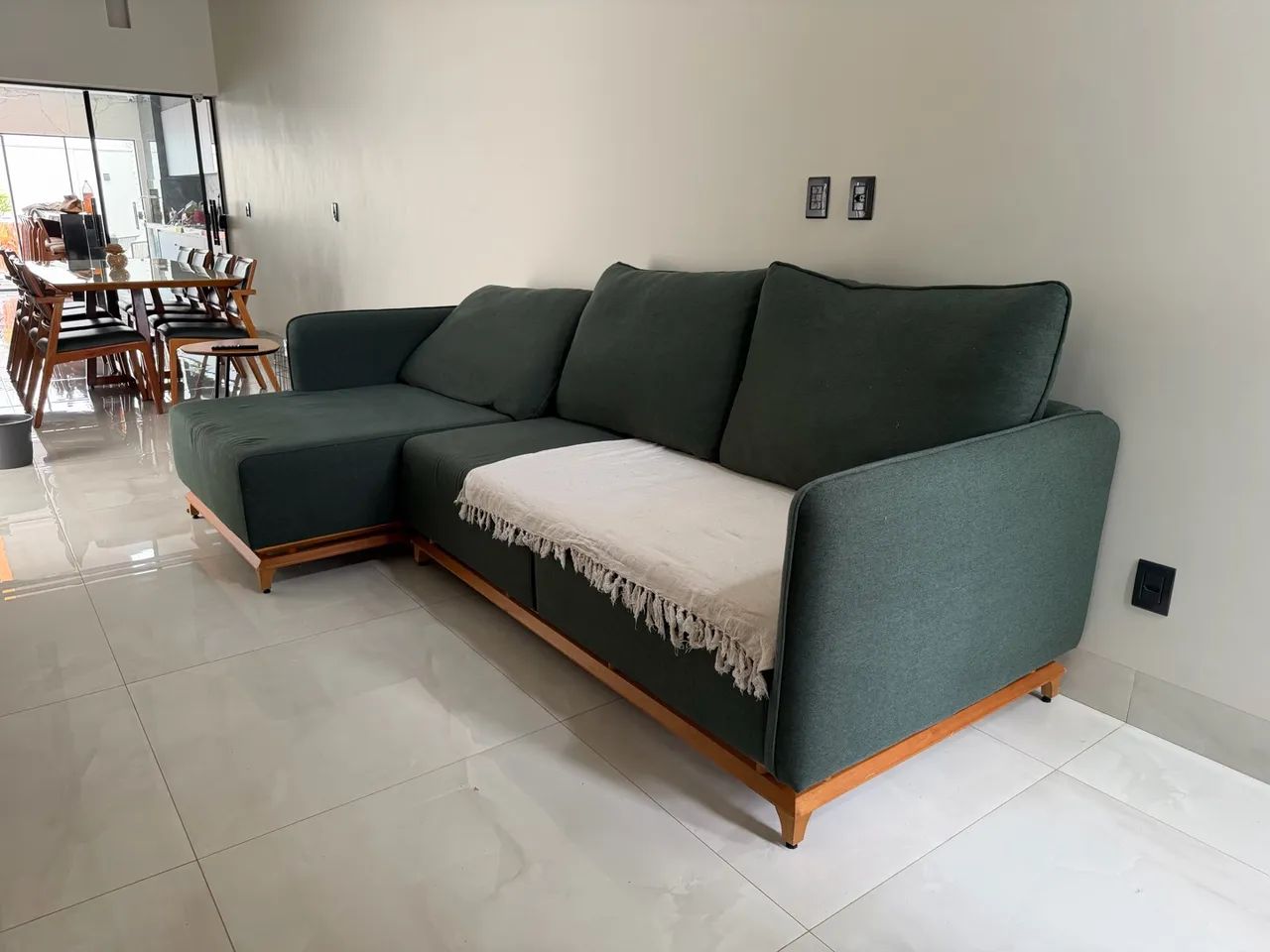 Sofá fixo Loren rodapé duplo - Foto 2