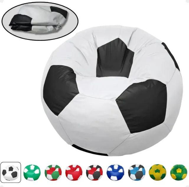 Puff Bola Futebol Decorativo