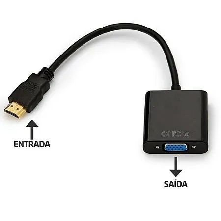 Cabo Adaptador HDMI x VGA - Foto 2