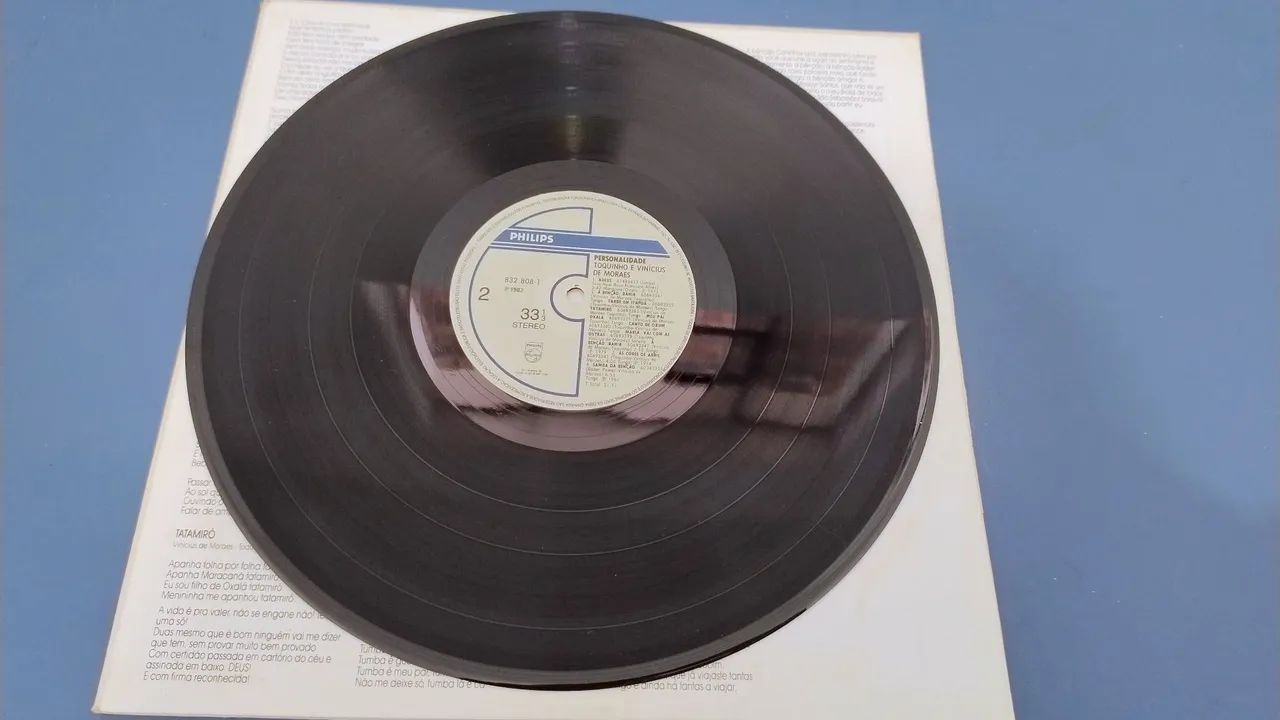 Disco Vinil Toquinho e Vinícius Personalidade + CD Saudade de Tom e Vinícius  - Foto 3