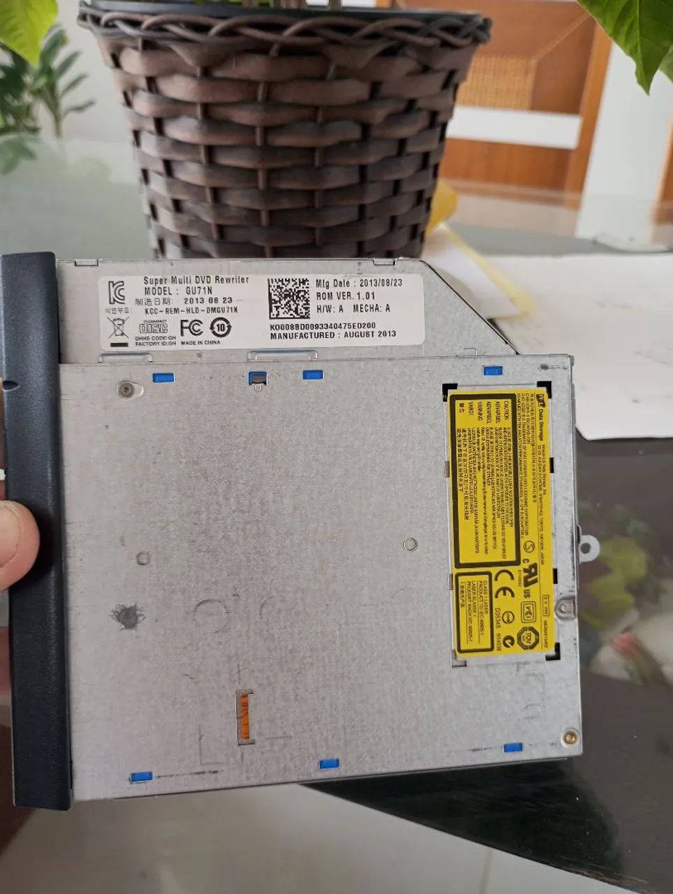Gravador DVD notebook ACE<br>Super Multi DVD Rewriter ? Model