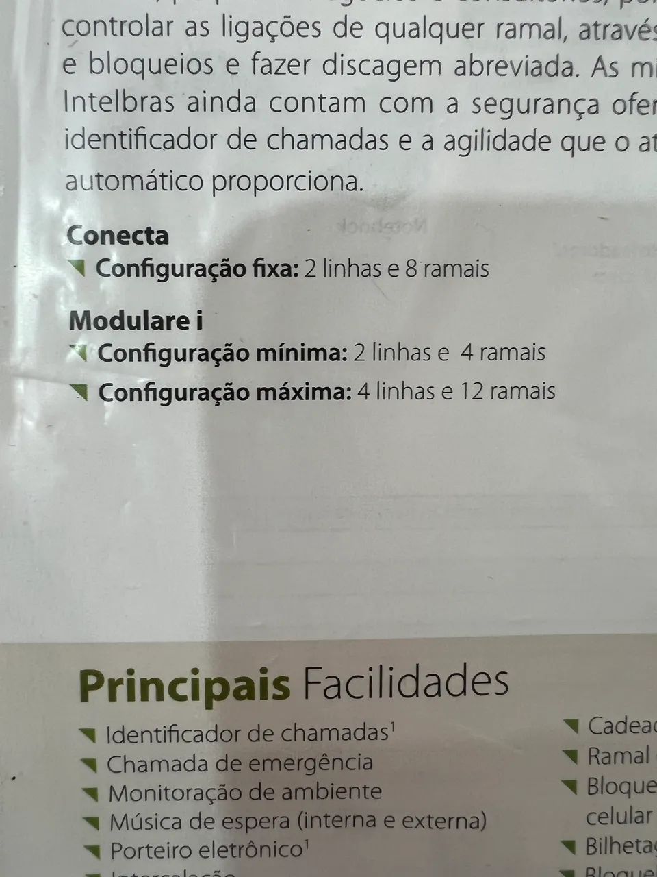 Central Intelbras Modulare analógico 4 linhas e 12 ramais - Foto 2