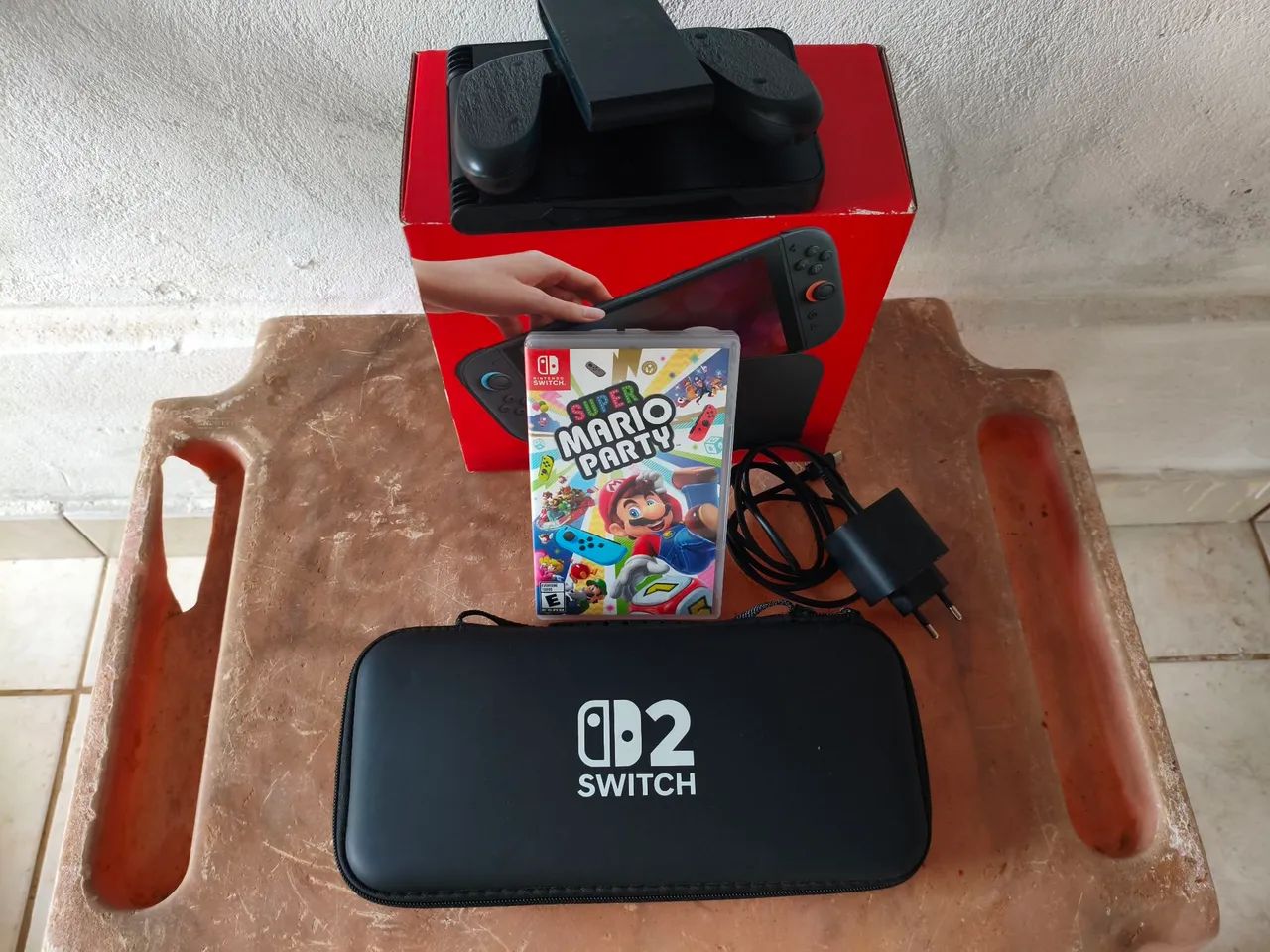 Nintendo switch 2 caixa e acessórios,3 meses de uso - Foto 2