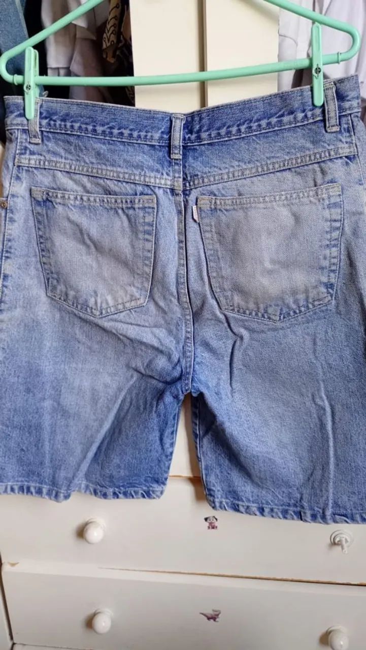 Bermuda jeans masculina Tam 42 - Foto 2