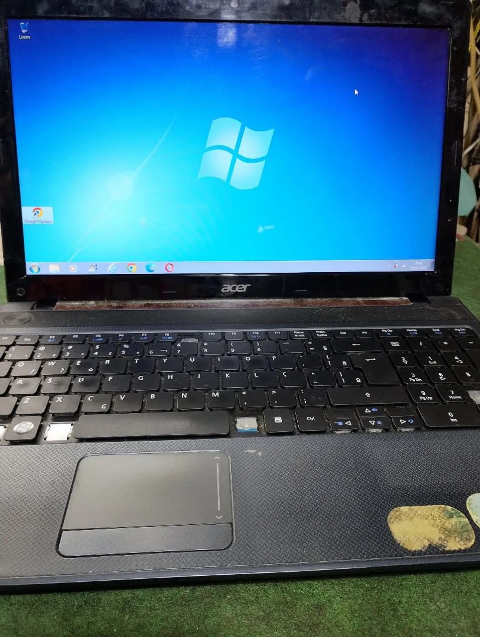 Notebook aspire 5250 séries + fonte + bateria funcionando LEIAM !!