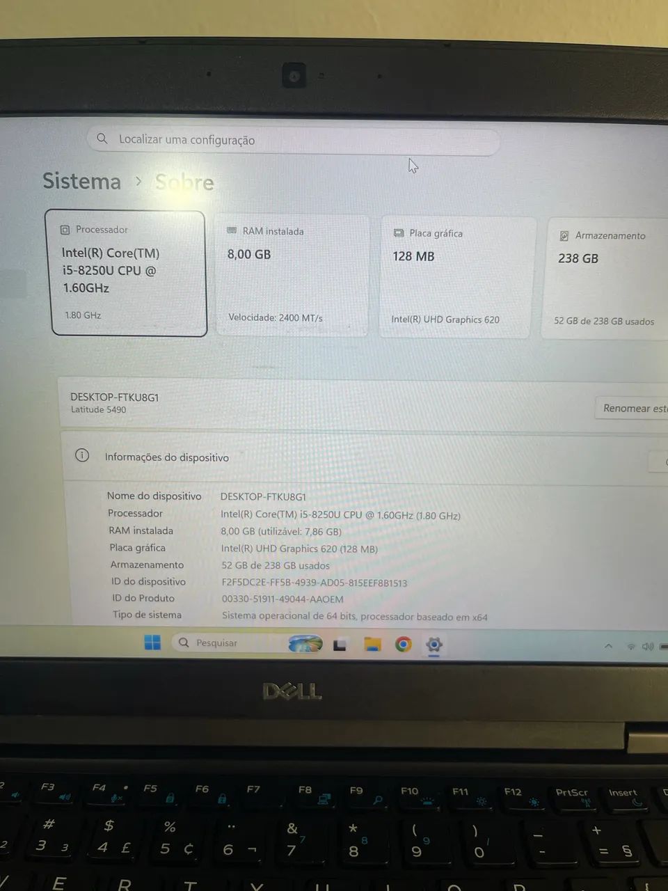 Notebook Dell Latitude 5490 - Foto 2