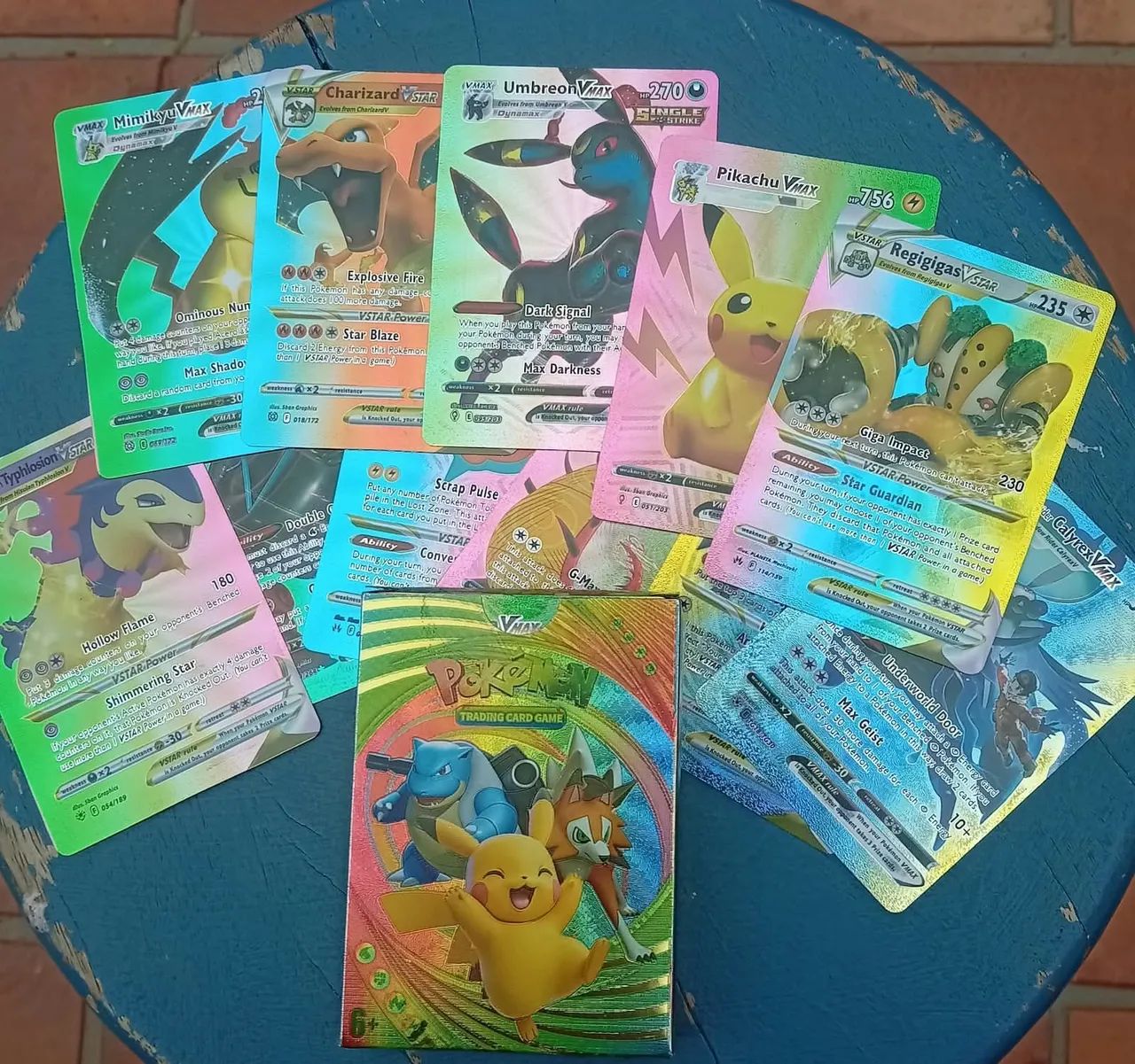 Caixa de Cartinhas Pokemon 