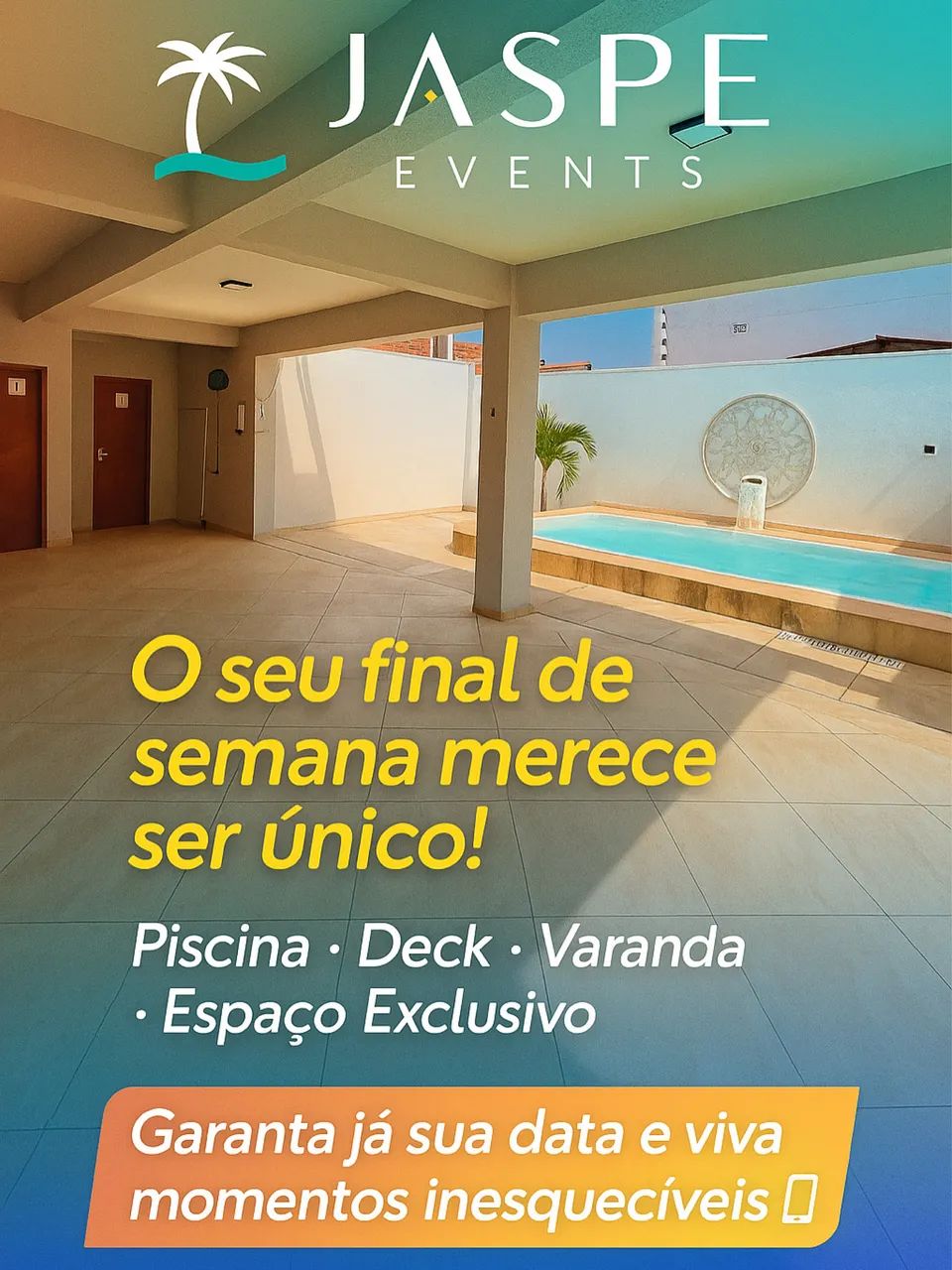 Espaço para Alugar com Piscina - Jaspe Eventos | Festas, Aniversários e Lazer - Foto 2
