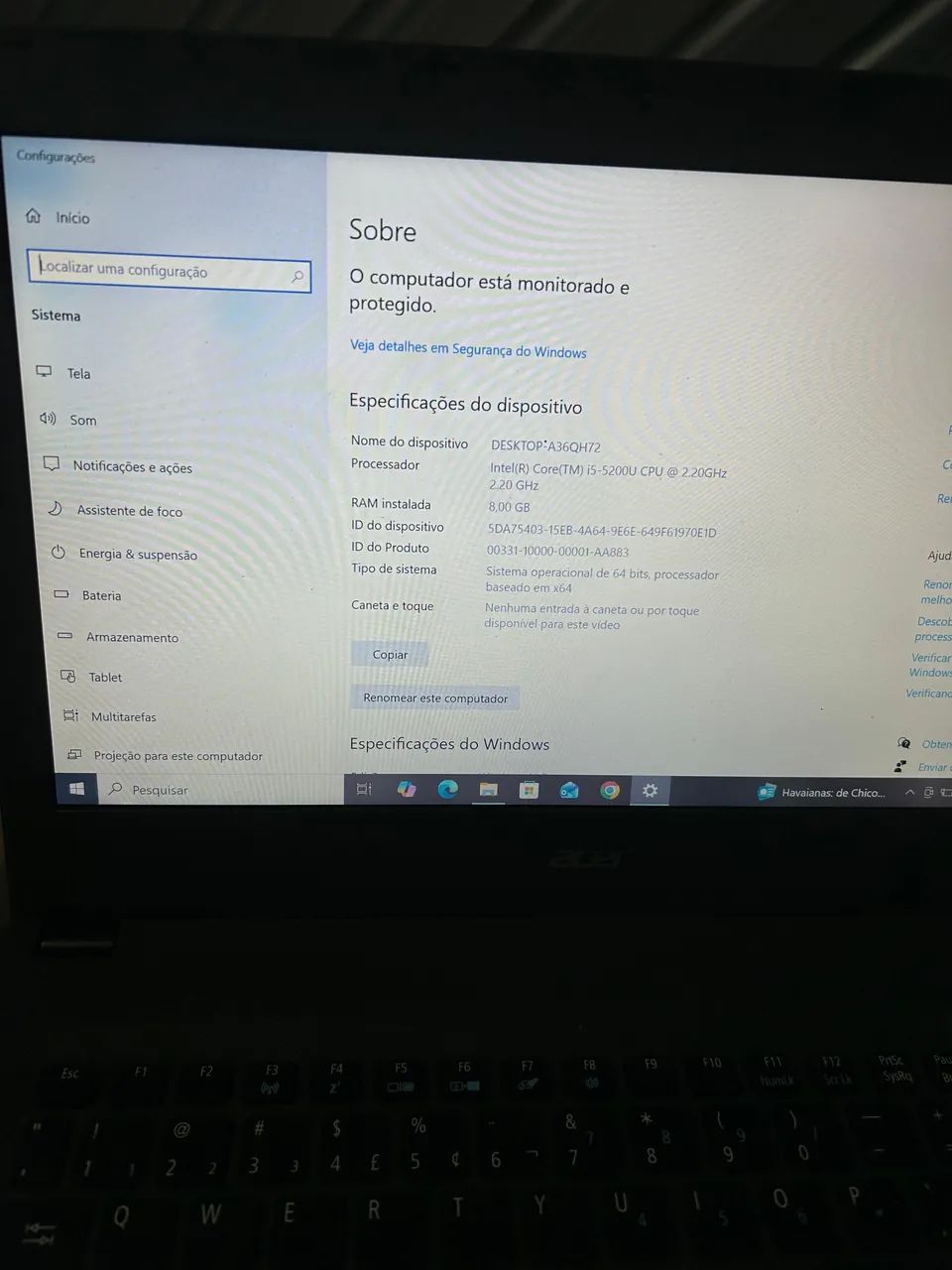 NOTBOOK 8 RAM Ssd - Foto 4