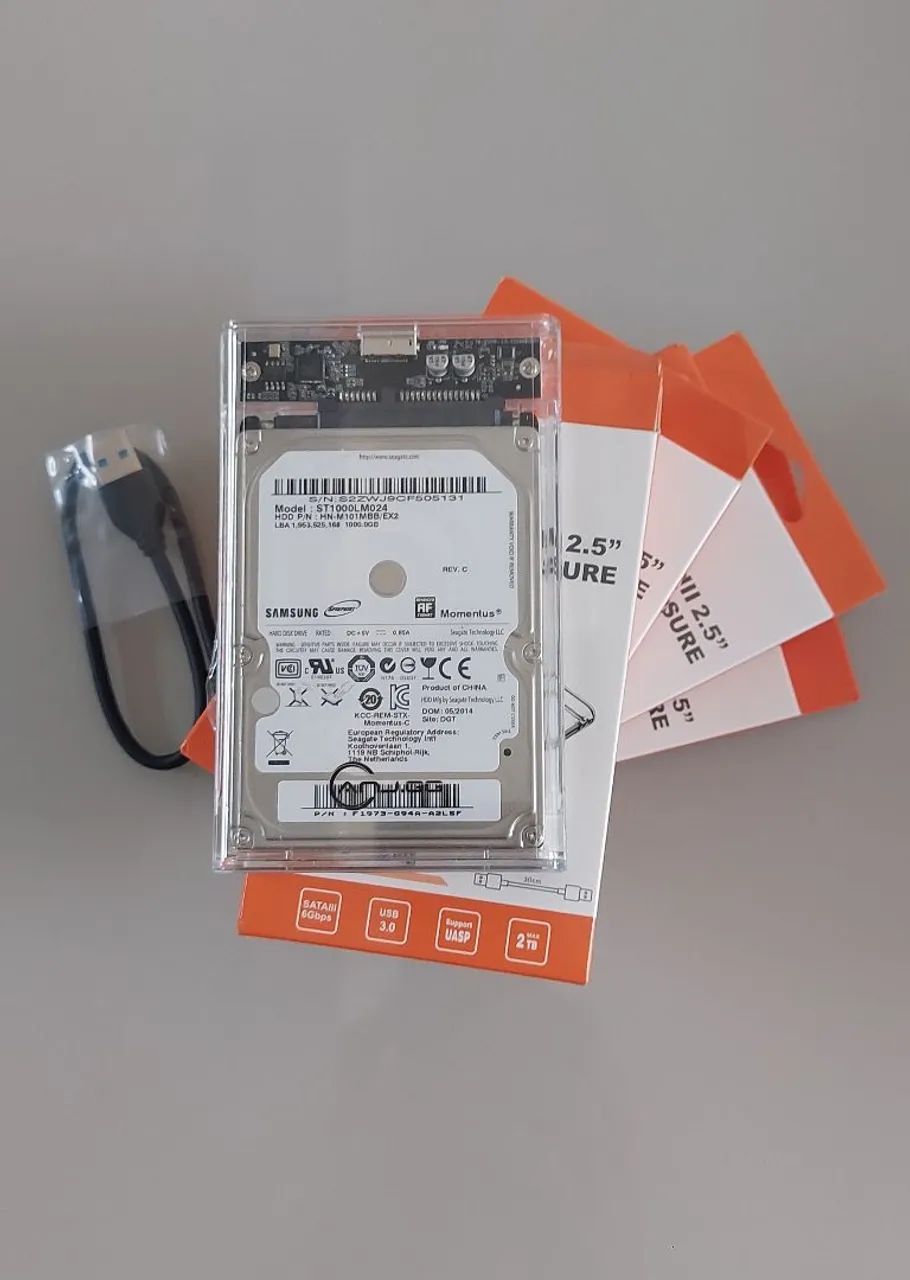 Hd externo 500 gb para jogos e computadores 