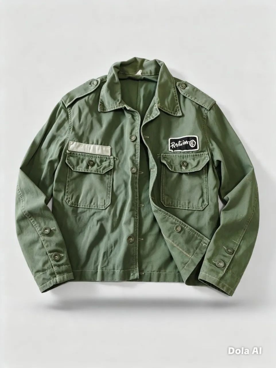 Jaqueta Estilo Militar Verde - Tamanho P - Foto 3