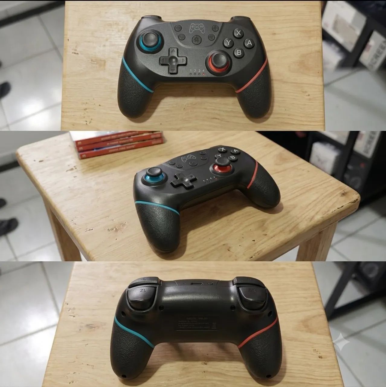 Controle sem fio compatível com a maioria dos consoles