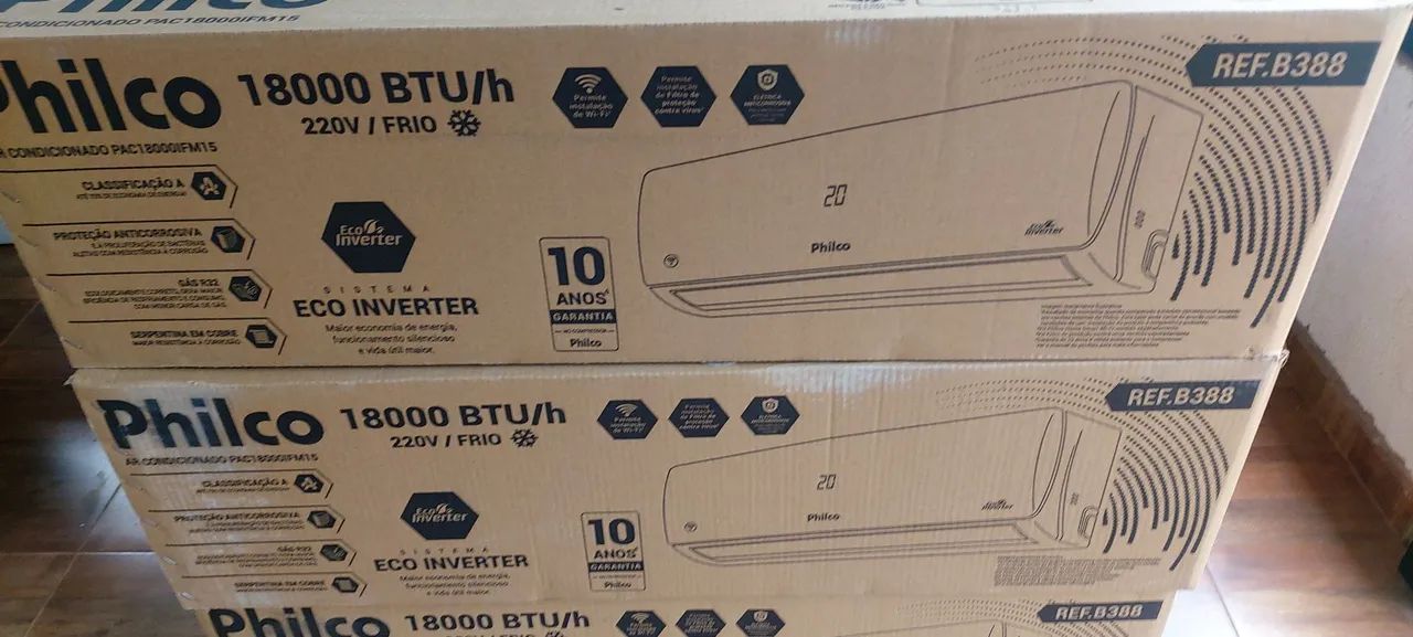 Ar condicionado split inverter philco 18000btus 