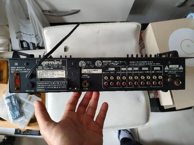 Mixer DJ Gemini PDM-7024 Vintage (Funcionando, 2 knobs para trocar) - Foto 2