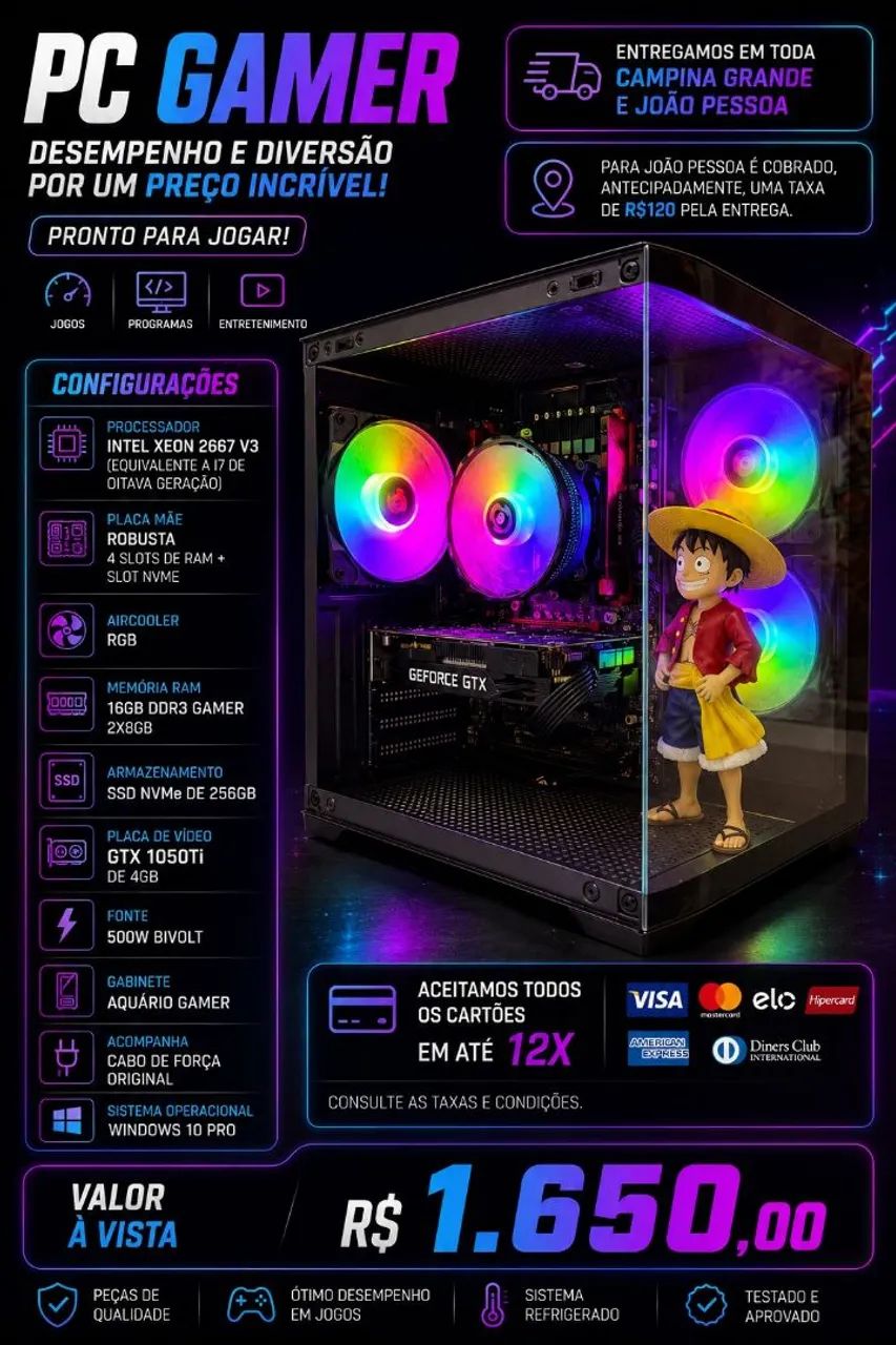 ? PC Gamer Pronto para Jogar!