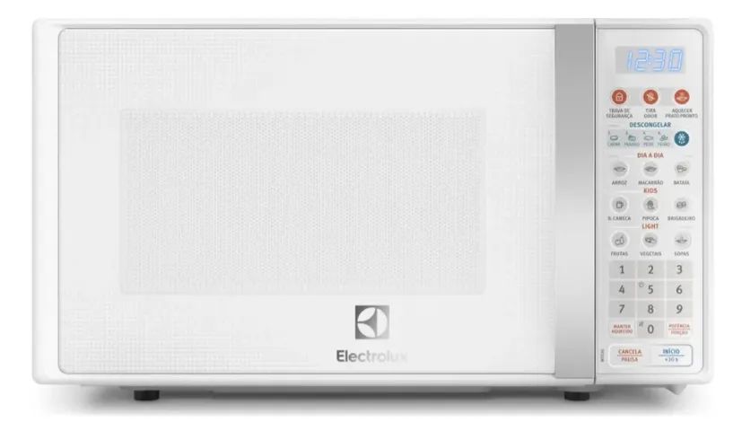 Micro-ondas MTO30 20L Com Função Tira Odor e Descongelar Cor Branco Electrolux