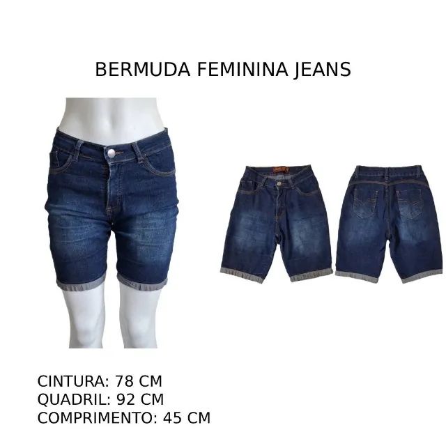Bermudas Jeans Femininas - Foto 3