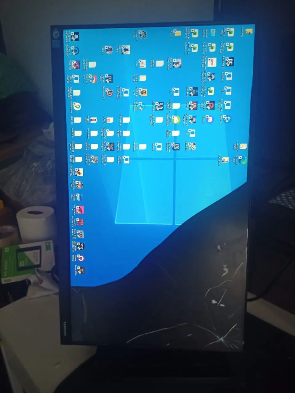 Samsung 22 Full HD HDMI DisplayPort - NO ESTADO - Foto 3