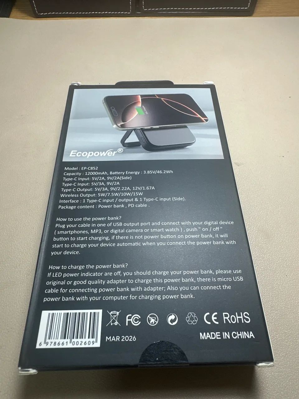 Power Bank 12000mAh  - Foto 2