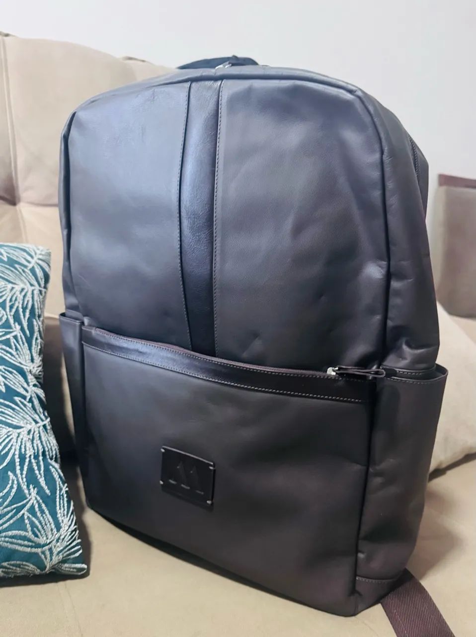 Mochila 100% Couro Legítimo 