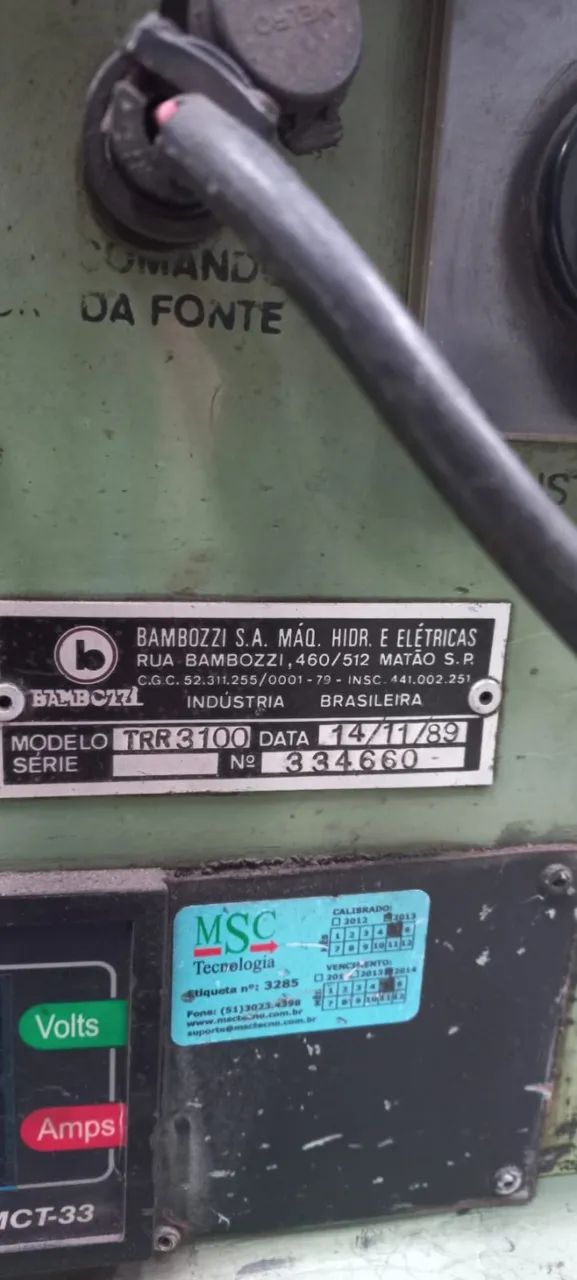 MÁQUINA DE SOLDA BAMBOZZI TRR 3100 - Foto 4