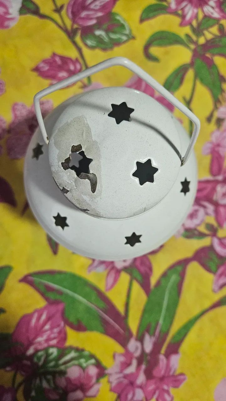 Castiçal Branco Com Alças - Foto 3