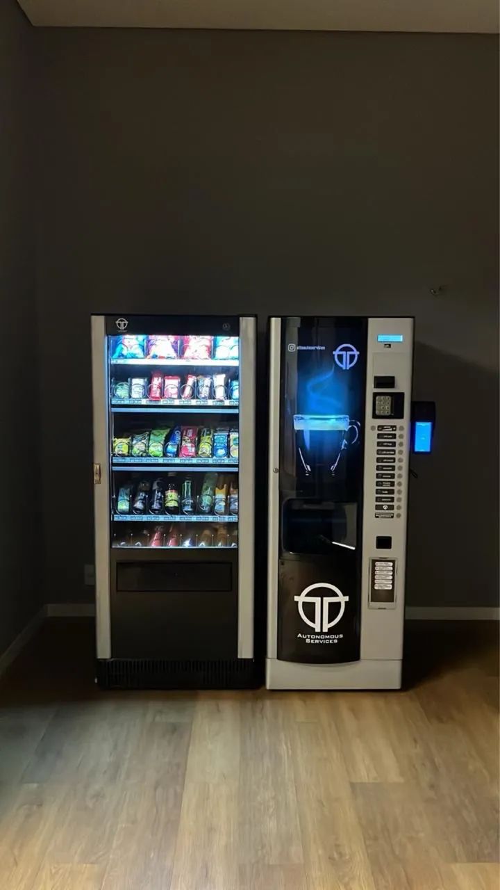 Kit vending machine de bebidas quentes Bianchi Lei 400 e uma